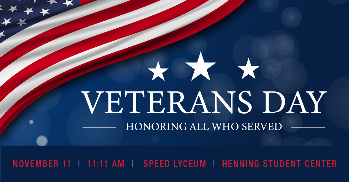Veterans Day Ceremony at Grand View University